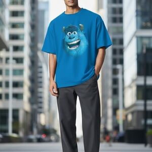 Vibrant Blue Monster University Graphic Tee